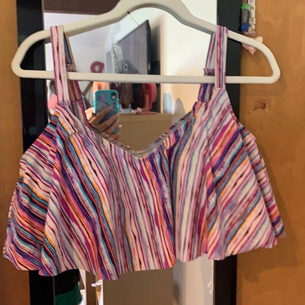 Torrid bikini flounce top